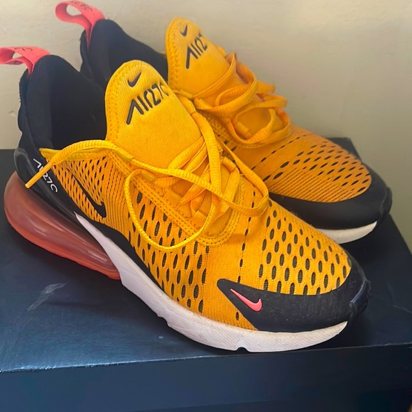 nike 270 yellow and pink